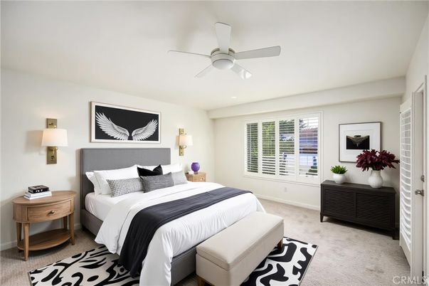 Bedroom, Interior, Recessed Lighting