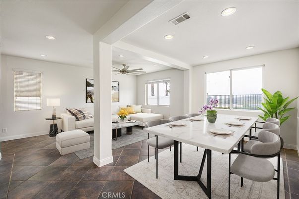 Dining room, Interior, Living room, Recessed Lighting