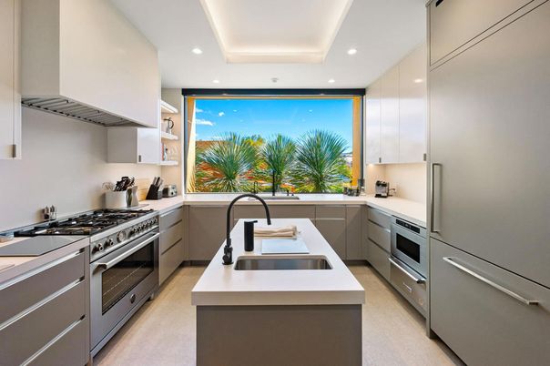 Interior, Kitchen, Recessed Lighting, Stainless Steel Appliances