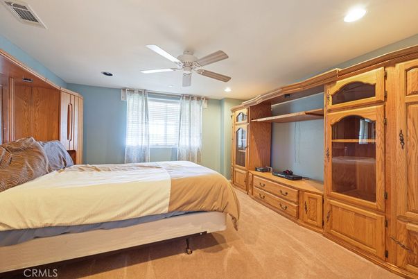 Bedroom, Interior, Recessed Lighting