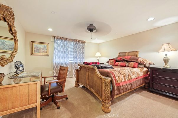 Bedroom, Home Office, Interior, Recessed Lighting