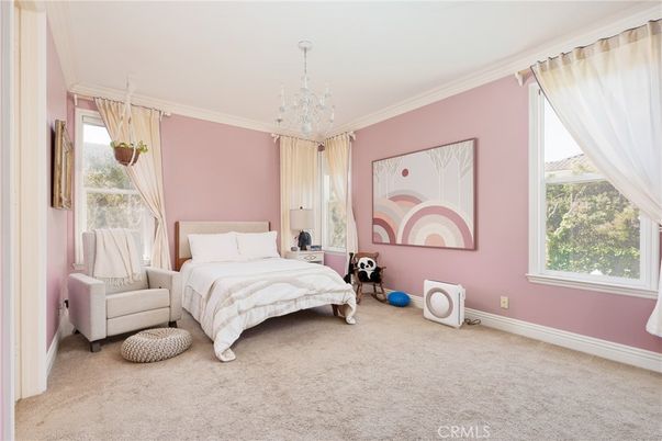Bedroom, Chandelier, Interior