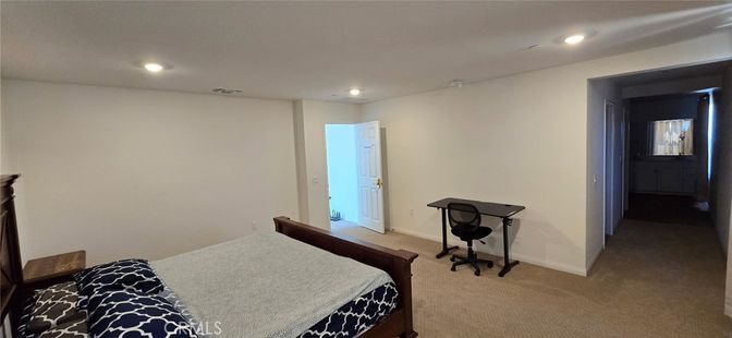 Bedroom, Home Office, Interior, Recessed Lighting