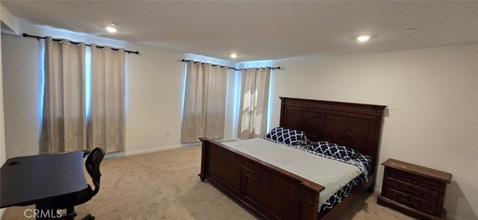 Bedroom, Interior, Recessed Lighting