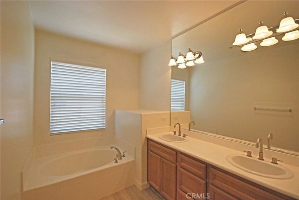 Bathroom, Dual Sink Vanities, Interior, Wood Texture Flooring