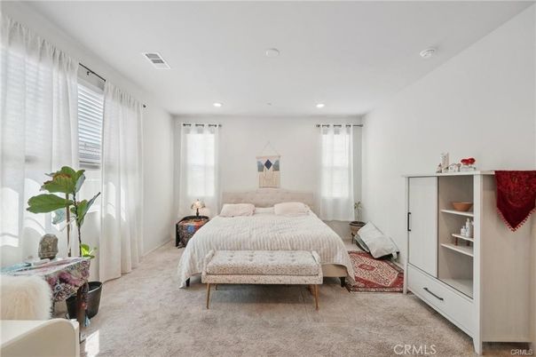 Bedroom, Interior, Recessed Lighting