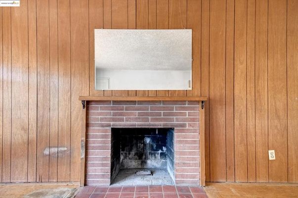Fireplace, Interior, Wooden Walls