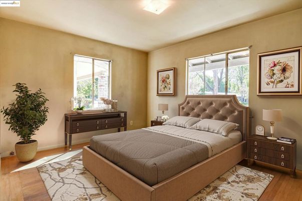 Bedroom, Interior, Wood Texture Flooring
