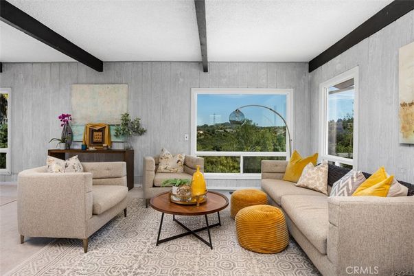 Interior, Living room, Wooden Beams