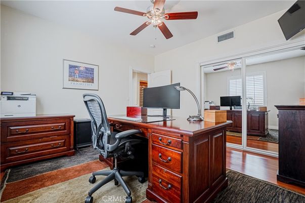 Home Office, Interior, Wood Texture Flooring
