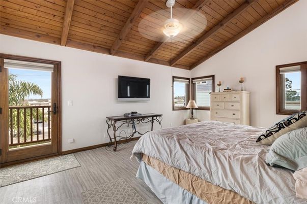 Bedroom, Interior, Wooden Beams, Wooden Ceilings
