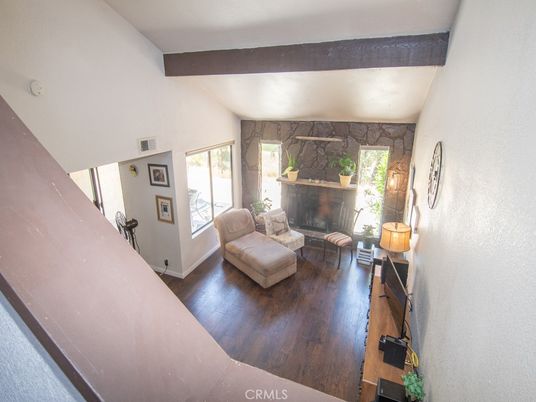 Fireplace, Interior, Stone Walls, Wooden Beams, Wood Texture Flooring