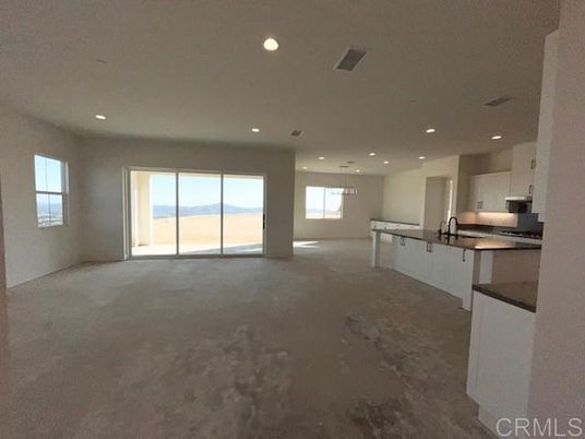 Empty room, Interior, Kitchen, Recessed Lighting