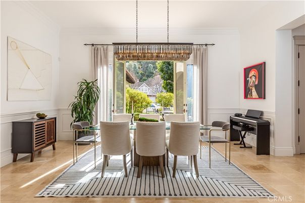 Dining room, Interior, Pendant Lights
