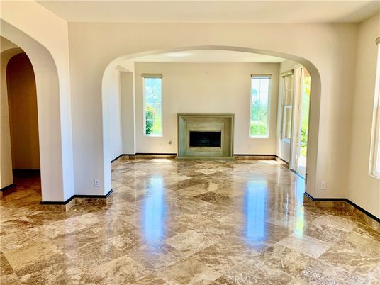Empty room, Fireplace, Interior