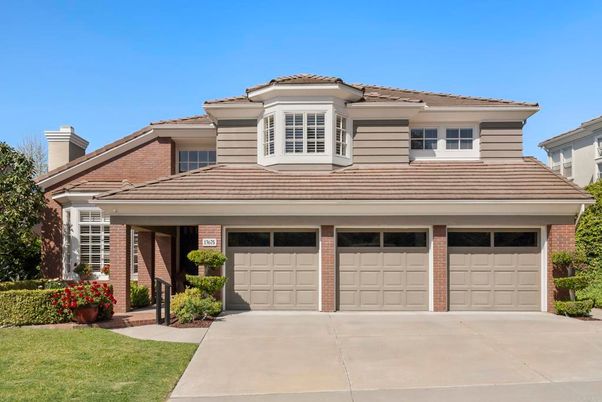 Attached, Exterior, Facade, Brick Facade, Mediterranean