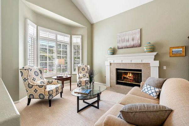 Fireplace, Interior, Living room