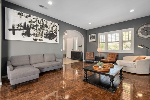 Interior, Living room, Recessed Lighting