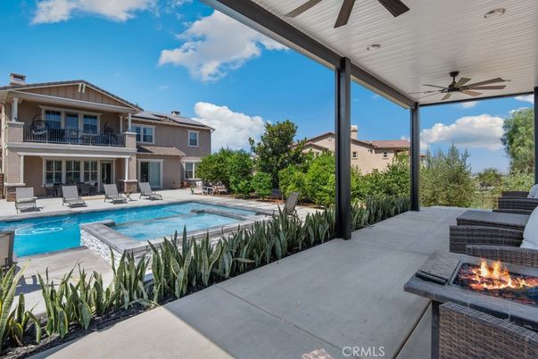 Exterior, Pool, Solar Panels
