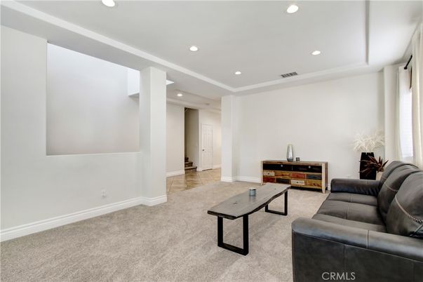 Interior, Living room, Recessed Lighting
