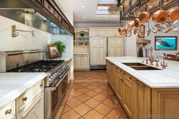 Interior, Kitchen, Recessed Lighting, Stainless Steel Appliances, Tile Countertops