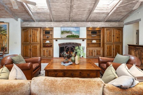 Fireplace, Interior, Living room, Wooden Beams, Wooden Ceilings, Wood Texture Flooring