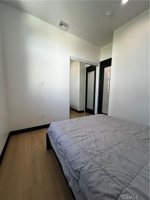 Bedroom, Interior, Marble, Recessed Lighting, Wood Texture Flooring
