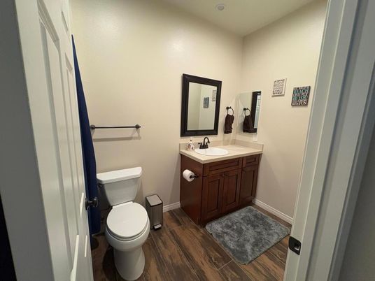Bathroom, Interior, Wood Texture Flooring