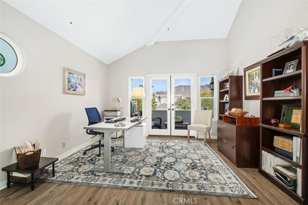 Home Office, Interior, Wood Texture Flooring