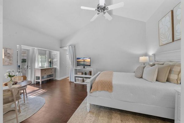 Bedroom, Interior, Wood Texture Flooring