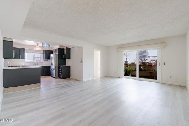 Empty room, Interior, Kitchen, Wood Texture Flooring