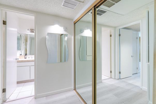 Bathroom, Dual Sink Vanities, Interior, Wood Texture Flooring