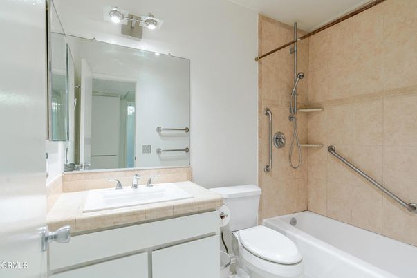 Bathroom, Glass Shower, Interior, Tile Countertops