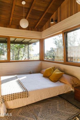 Bedroom, Interior, Pendant Lights, Wooden Beams, Wooden Ceilings