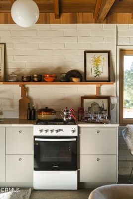 Interior, Kitchen, Stainless Steel Appliances, Stone Walls, Wooden Beams, Wooden Ceilings