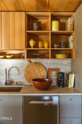 Interior, Kitchen, Stainless Steel Appliances, Wooden Ceilings
