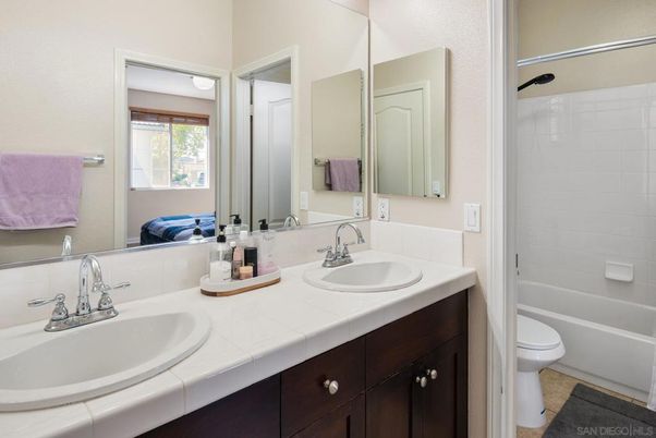 Bathroom, Dual Sink Vanities, Interior, Tile Countertops