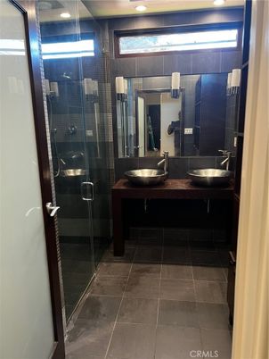 Bathroom, Dual Sink Vanities, Glass Shower, Interior