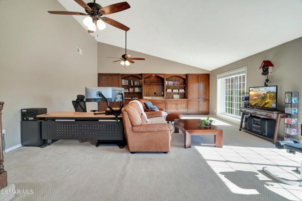 Home Office, Interior, Living room
