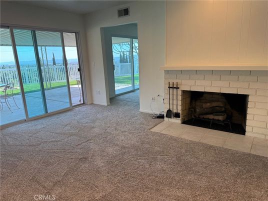 Empty room, Fireplace, Interior