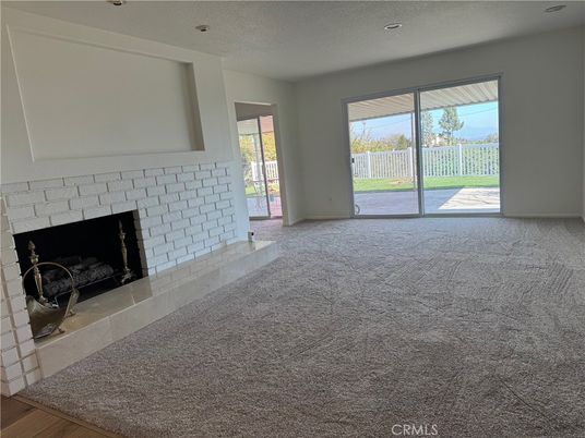 Empty room, Fireplace, Interior, Recessed Lighting