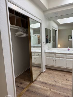 Bathroom, Dual Sink Vanities, Interior, Wood Texture Flooring