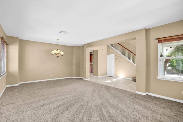 Chandelier, Empty room, Interior