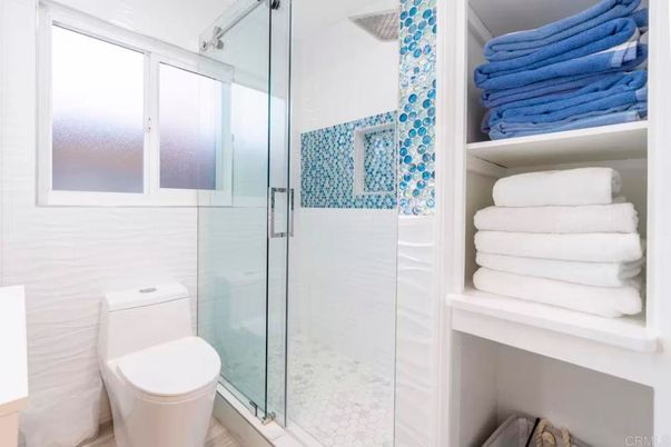Bathroom, Glass Shower, Interior