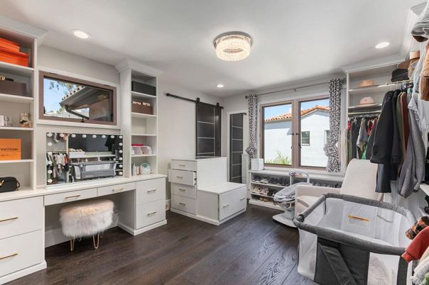Interior, Recessed Lighting, Walk-in Closets, Wood Texture Flooring