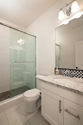 Bathroom, Glass Shower, Interior