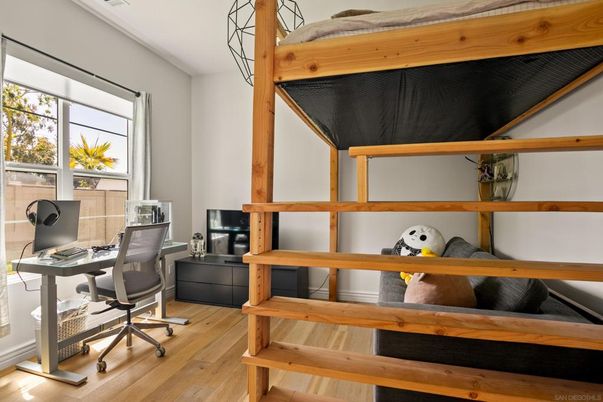 Home Office, Interior, Wood Texture Flooring
