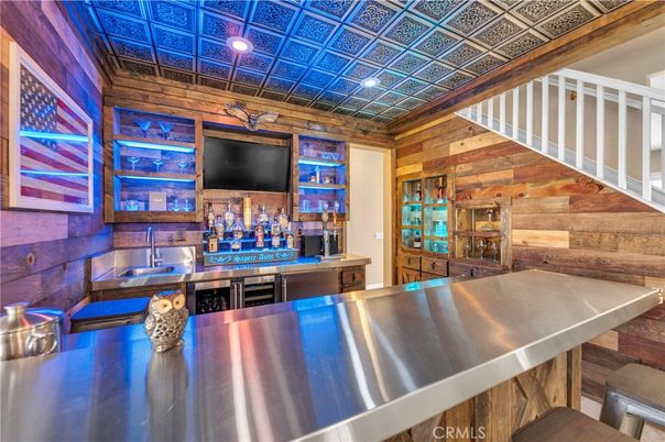 Interior, Kitchen, Recessed Lighting, Wooden Walls