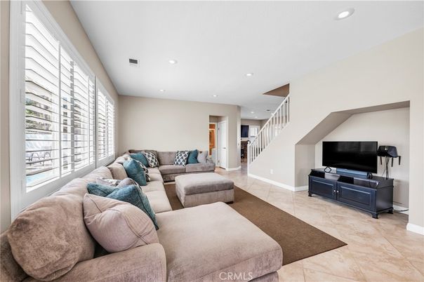 Interior, Living room, Recessed Lighting