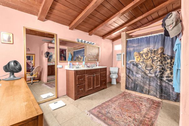 Bathroom, Interior, Wooden Beams, Wooden Ceilings